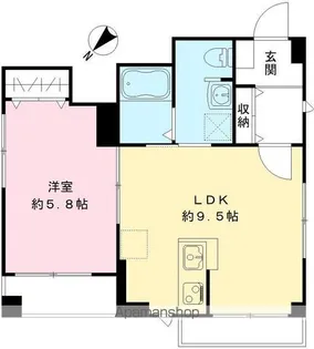 エラーブル上原【202号室号室】の間取り