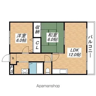 アンクレール【302号室】の間取り