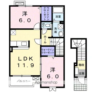 デスパシオ【2階】の間取り
