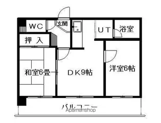 アルピナハイム【1階】の間取り
