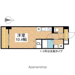 エルスタンザ東別院【2階】の間取り