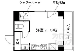 エスポワール里西【205号室】の間取り