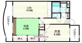 パル・あじさい【102号室】の間取り