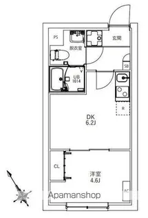 フラシア東武練馬【204号室】の間取り