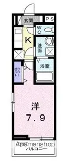 クラウンハイツ【1階】の間取り