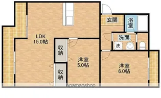 マンションストークⅤ【3階】の間取り