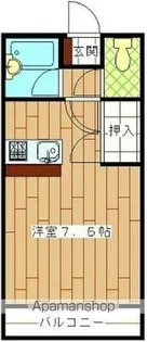 エレガンス木花Ⅱ【B108号室】の間取り