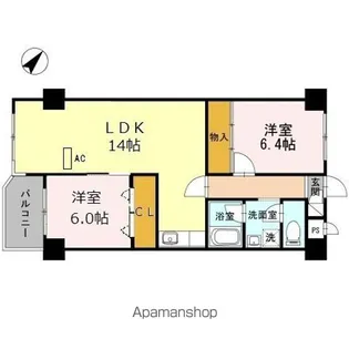 MYコーポ【2階】の間取り