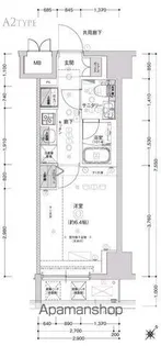 CREST TAPP新横浜【6階】の間取り