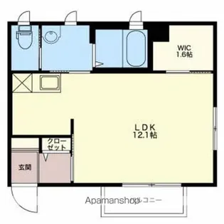 長野県長野市青木島町綱島【アパート】の間取り