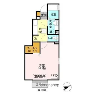 LA SPLENDEUR【1階】の間取り