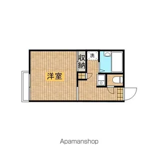 レオパレス月のうさぎ【1階】の間取り