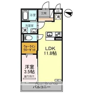 フェアレーン高野台 Ⅱ【2階】の間取り