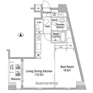 コンフォリア銀座EAST【3階】の間取り