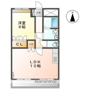 グリーン ラティール【2階】の間取り