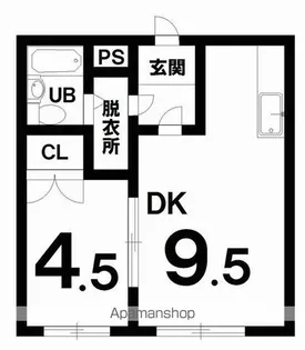メゾン ペパーミント【21号室】の間取り