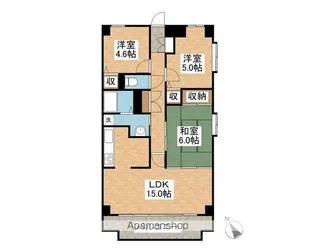 エレガンス春日部【3階】の間取り