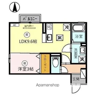 ポワロ Ⅱ【1階】の間取り