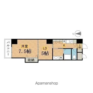 東京土地建物ビルディング【702号室】の間取り