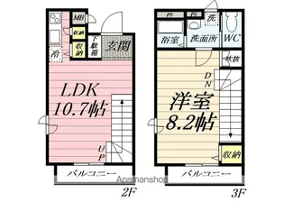 ヴェルネージュ【2階】の間取り