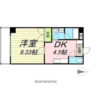 パセオ保春院【2階】の間取り