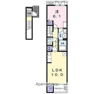 サン・ヴェールⅡ【2階】の間取り