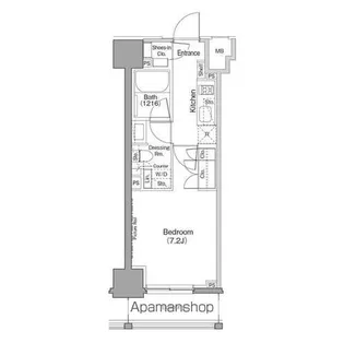 ザ・パークハビオ巣鴨【7階】の間取り