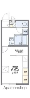 レオパレスシバグロ【203号室】の間取り