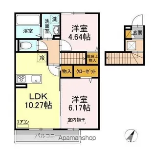 ウィステリア【2階】の間取り