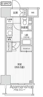 レジディア笹塚Ⅱ【2階】の間取り