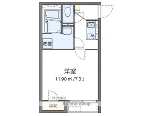 クレイノBROOK【2階】の間取り
