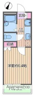 ラフィーネ北葛西【2階】の間取り
