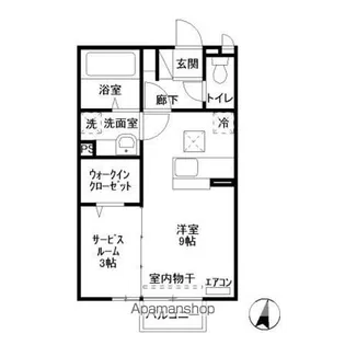 ラ・リヴィエール【1階】の間取り