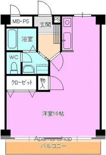 HILL−KONGO.AR【103号室】の間取り