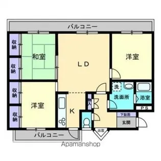メゾングローリー【303号室】の間取り