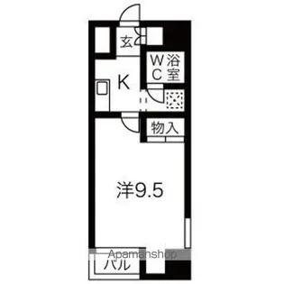 盛岡ダイカンプラザ【804号室】の間取り