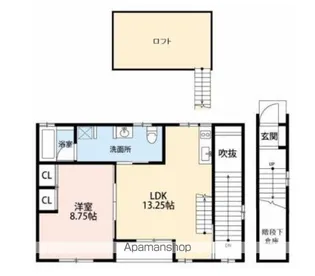 COURT M&MⅢ【2階】の間取り