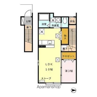 セジュールEJ【2階】の間取り