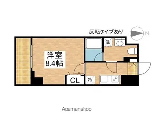 1Kの間取り画像