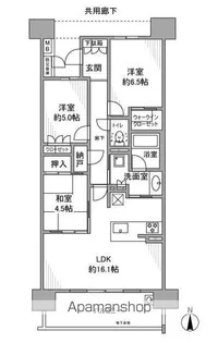 グランフォーリア高蔵寺【803号室】の間取り