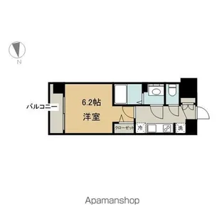 プレサンス鶴舞パーク&ステーション【5階】の間取り