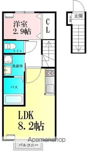 プレミアムホワイト【2階】の間取り