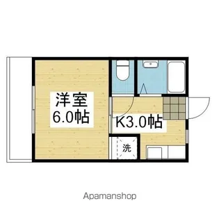 小坂東ハイツ【101号室】の間取り