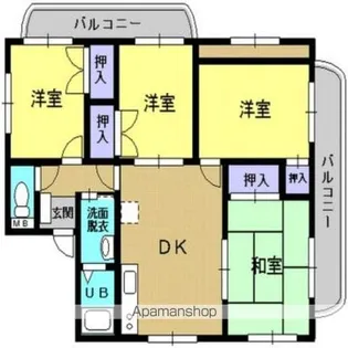センチュリー21弐番館【2階】の間取り