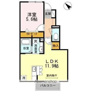 フラワーヒルズ藤【1階】の間取り