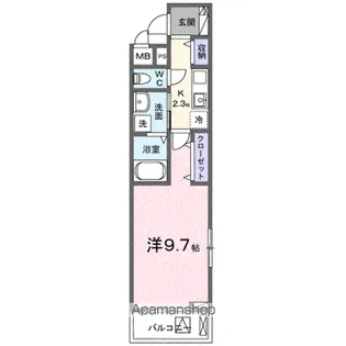 ヒカルサ三郷中央【3階】の間取り