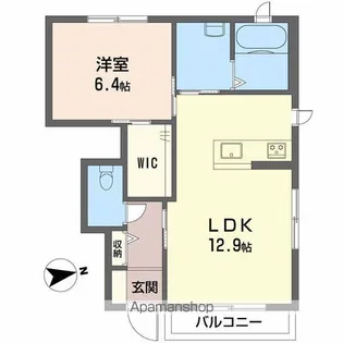 スカイメゾン 12番館【1階】の間取り