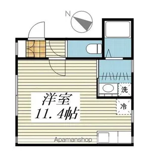 マリオット鳥取Ⅰ【202号室】の間取り
