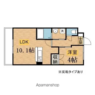 クオレ【1階】の間取り