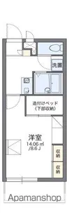レオパレス油ヶ渕【2階】の間取り
